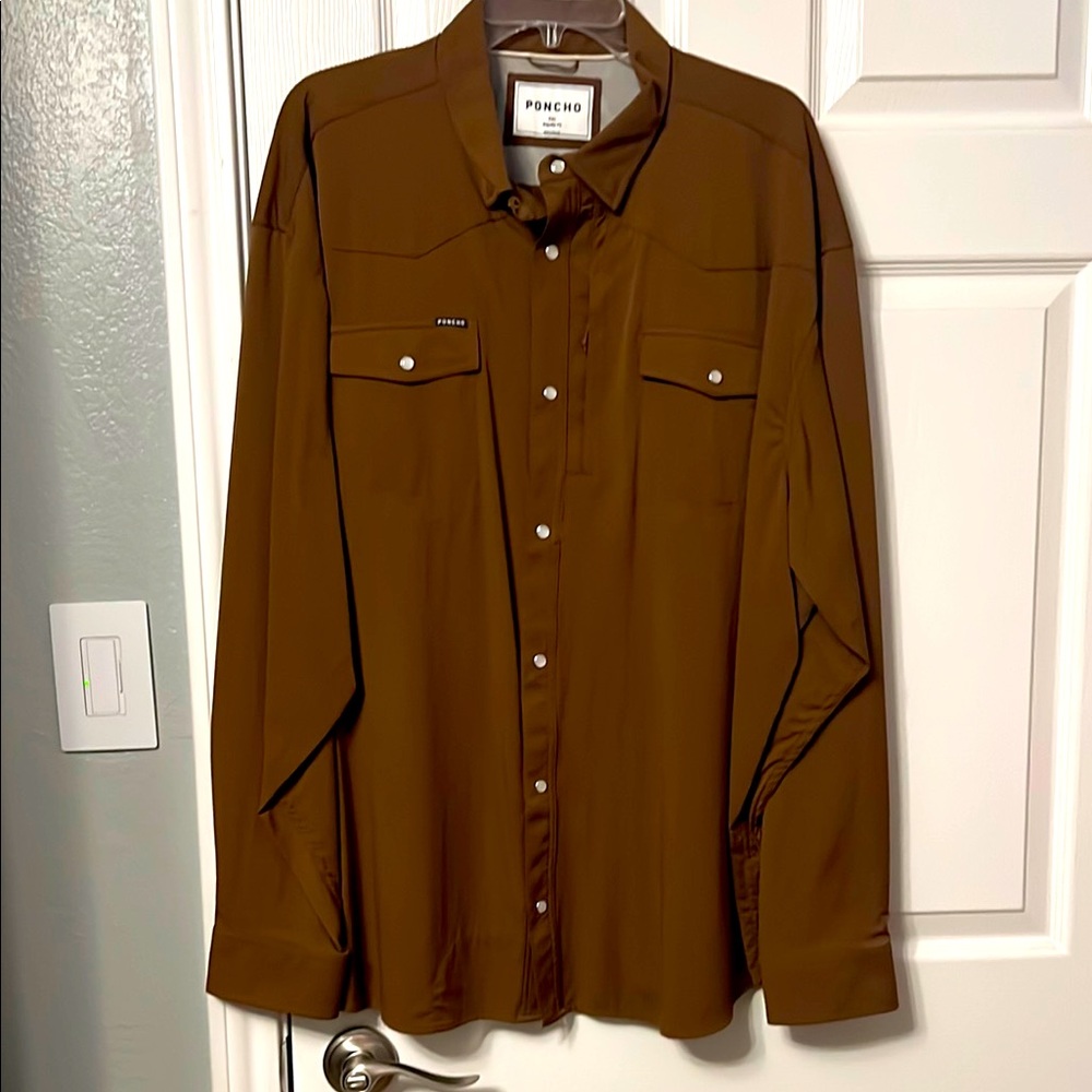 Poncho Snap button Shirt
